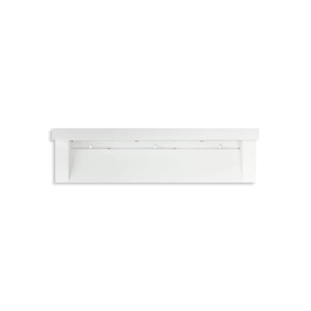 Kohler 90In Wall-Mount Trough Lavatory System With Backsplash In Miami White 81028-BSS-KEH